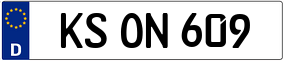 Truck License Plate